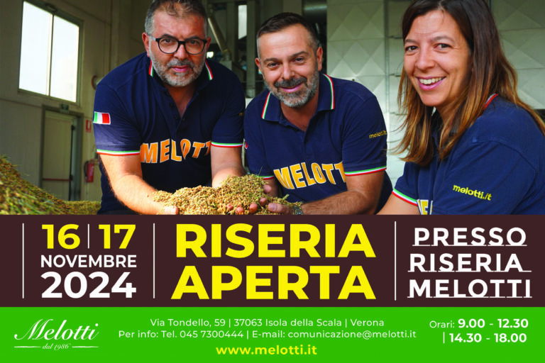 EVENTI MELOTTI : RISERIA APERTA 16 – 17 NOVEMBRE